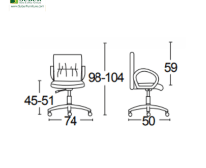 Kursi Kantor Savello tipe Soliter LKC