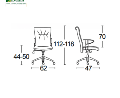 Kursi Kantor Savello tipe Tera HK