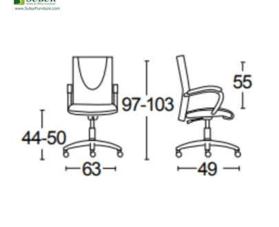 Kursi Kantor Savello tipe Saphire LK
