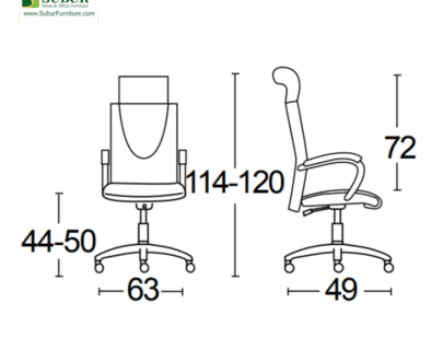 Kursi Kantor Savello tipe Saphire HK