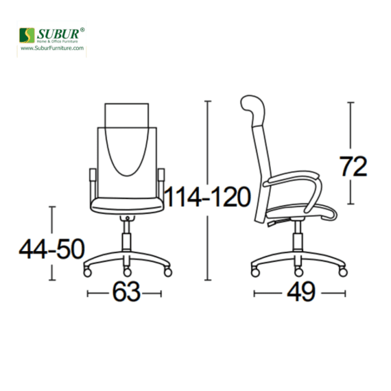 Kursi Kantor Savello tipe Saphire HC