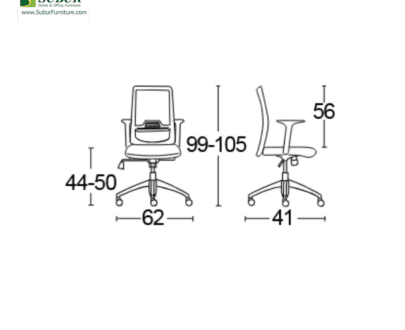 Kursi Kantor Savello tipe Xilo HT1A