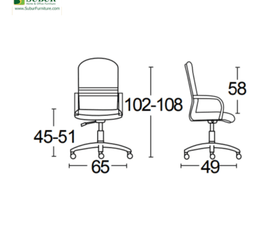 Kursi Kantor Savello tipe Royal LCA