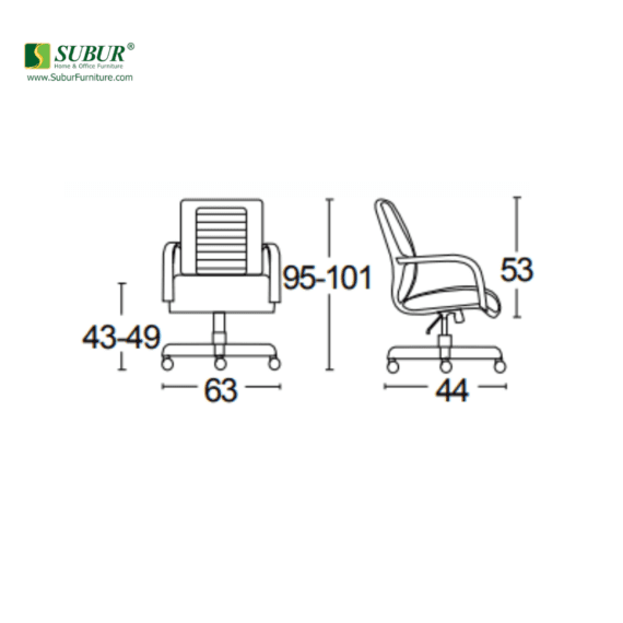 Kursi Kantor Savello tipe Platinum LKA