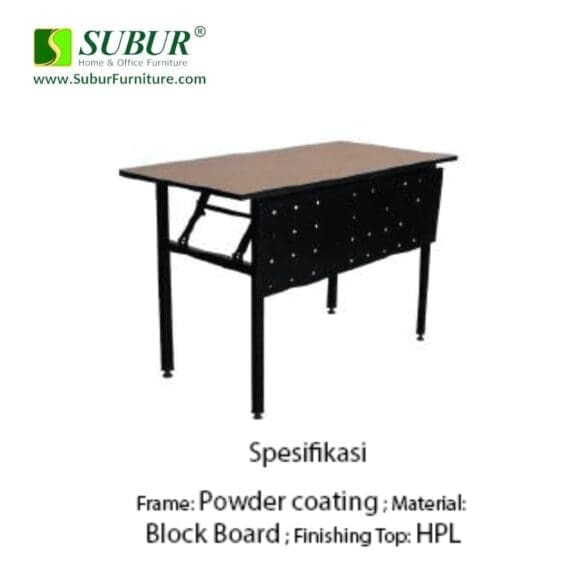 IBM - Folding Table Classic Series + Steel Modesty