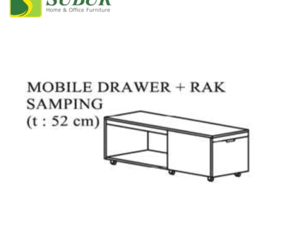 Mobile Drawer + Rak