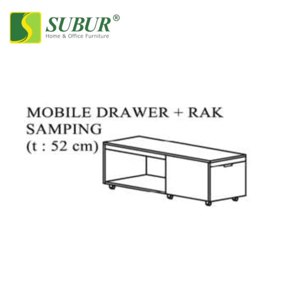 Mobile Drawer + Rak