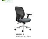 Kursi Kantor Donati tipe Valen 2 C (Black)