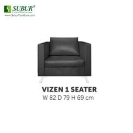 Sofa Kantor Donati type Vizen 1 Seater