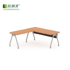 Meja kantor kk SPL 1 biro + Meja samping uk.100x60