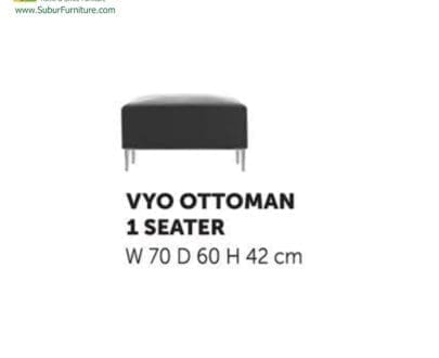 Sofa Kantor Donati type Vyo Ottoman 1 Seater