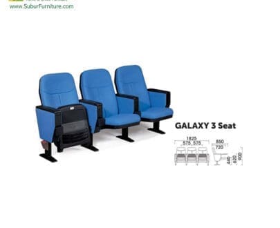 Kursi Auditorium Donati Tipe Galaxy 3 Seat