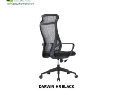 Kursi Kantor UNO tipe Darwin HR Black