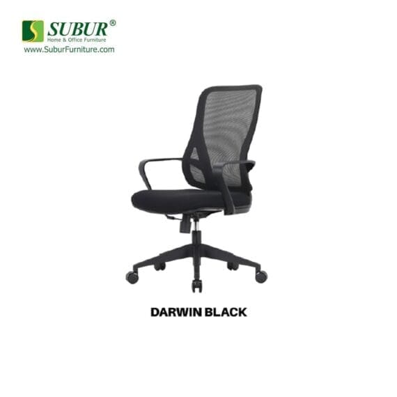 Kursi Kantor UNO tipe Darwin Black