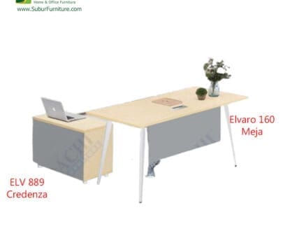 Meja Kantor Indachi tipe Elvaro 160 + Elv- 889
