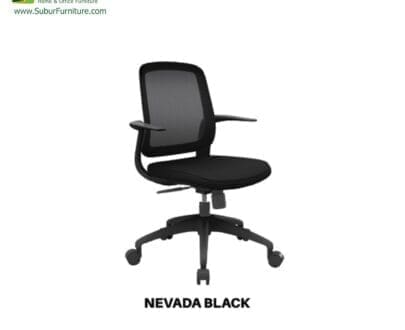 Kursi Kantor UNO tipe Nevada Black