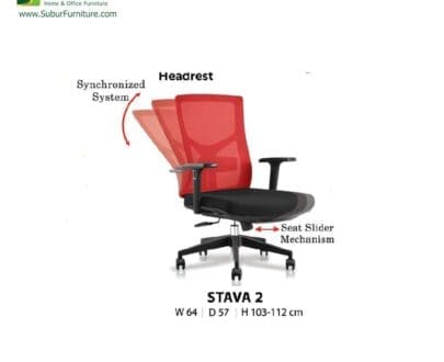 Kursi Kantor Donati tipe Stava 2