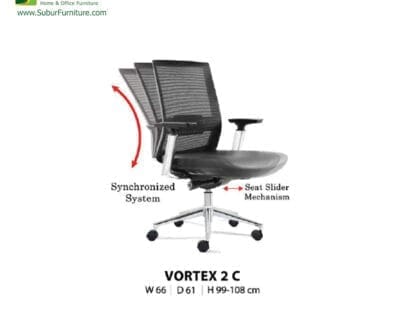 Kursi Kantor Donati tipe Vortex 2 C