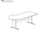 Meja Kantor Arkadia type NSP 9020