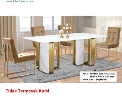 Meja Makan Aveda tipe Rivera