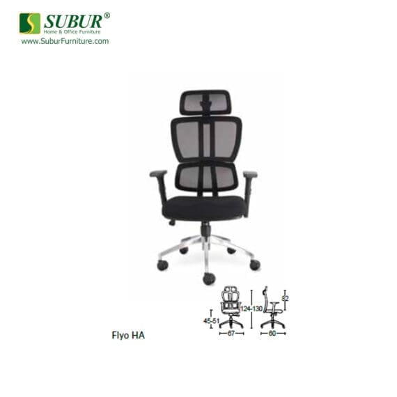 Kursi Kantor Savello tipe Flyo HA
