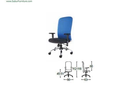 Kursi Kantor Savello tipe Neutron LT1P