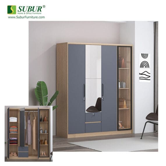 Lemari Pakaian Sanfelo tipe Cena WD 4P SW