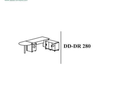 Meja Kantor Indachi tipe DD-DR280