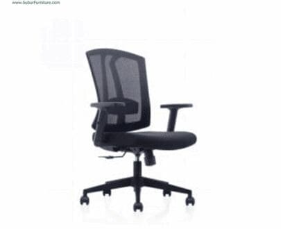 Kursi Kantor Ergosit tipe Pillar Midback Black