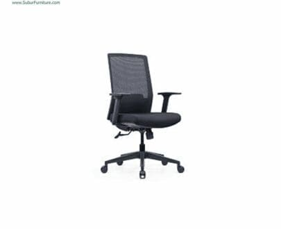 Kursi Kantor Ergosit tipe Fortune Midback Black