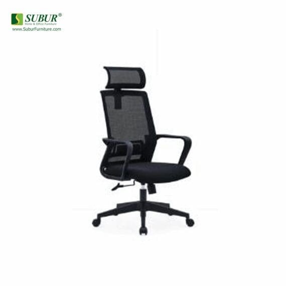 Kursi Kantor Ergosit tipe Beyond & Headrest Black