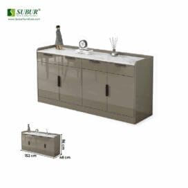Cradenza Kabinet WLS tipe Dallan Papan Abu-Abu
