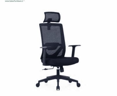 Kursi Kantor Ergosit tipe Victory & Headrest Black
