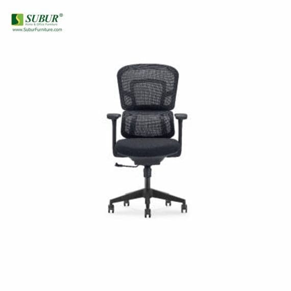 Kursi Kantor Ergosit tipe Mango Midback Black