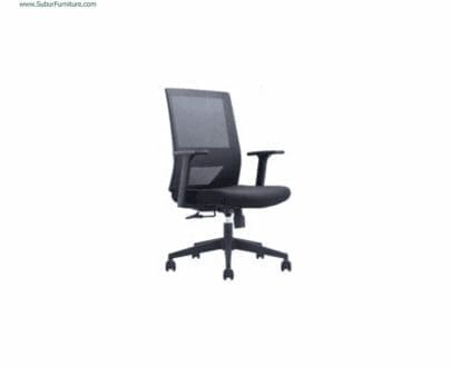 Kursi Kantor Ergosit tipe Karl Midback Black