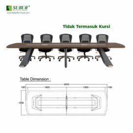 Meja Kantor Donati tipe Rexa MT 1
