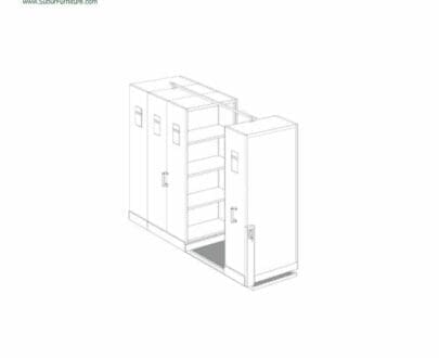 Mobile File Alba tipe MF 418 (16 CPTS)