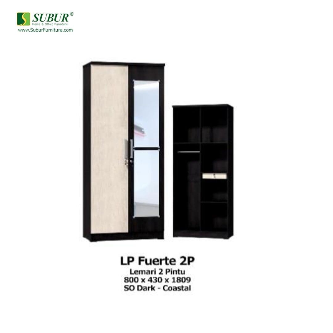 Lemari Pakaian Olympic tipe LP Fuerte 2P