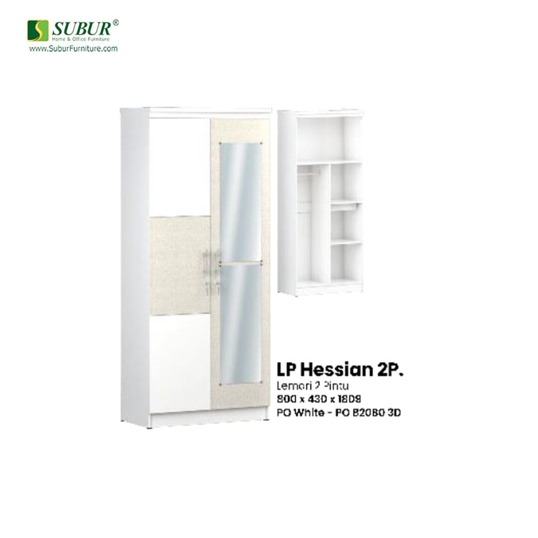 Lemari Pakaian Olympic tipe LP Hessian 2P